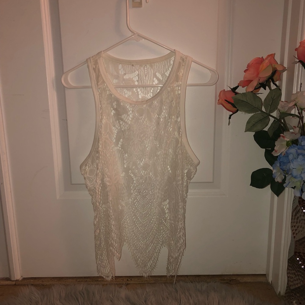 Swimsuit coverup top